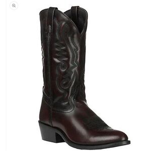 NIB Smoky Mountain Boots Men’s Denver Style Cowboy Blk Cherry Leather Sz 8.5 D